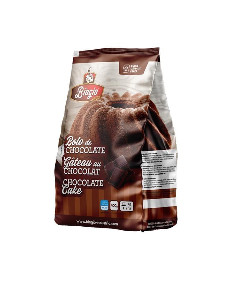 BIAGIO BOLO DE CHOCOLATE SACO 400GR Cx20