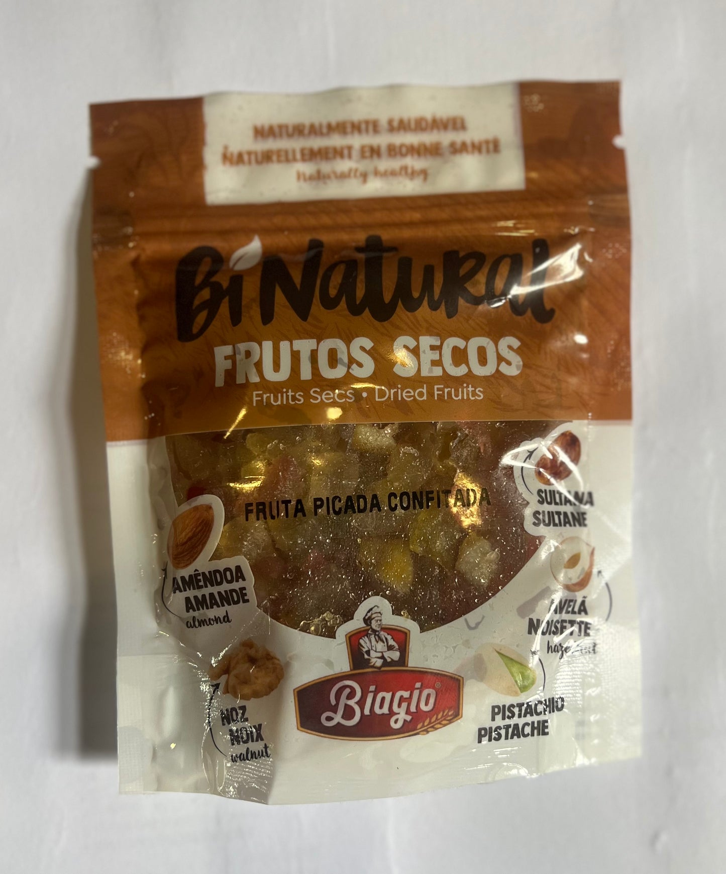 BIAGIO FRUTA PICADA CONFITADA 100GR CX30