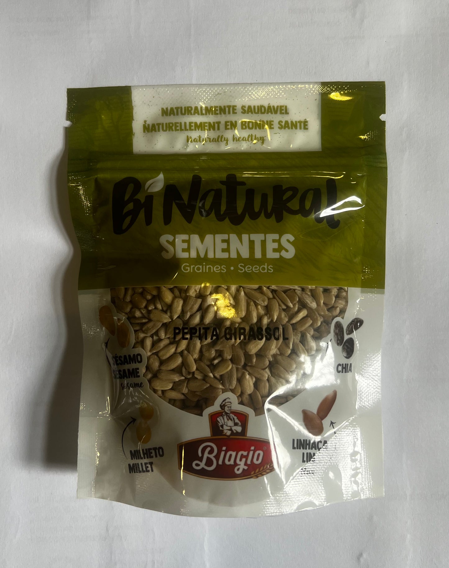 BIAGIO SEMENTE PEPITA GIRASSOL 100GR CX30