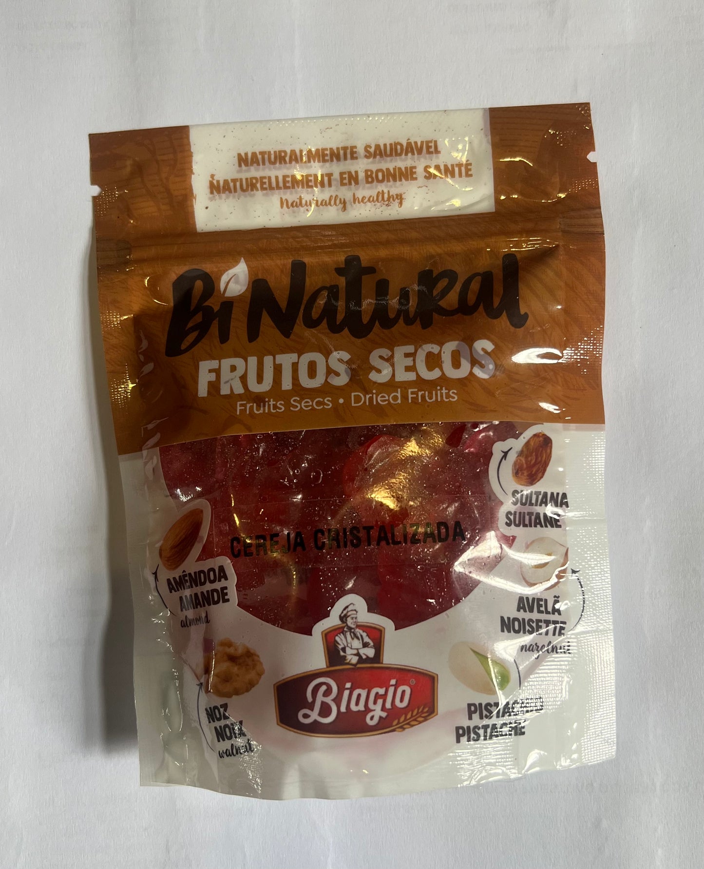 BIAGIO CEREJA CRISTALIZADA 100GR CX30