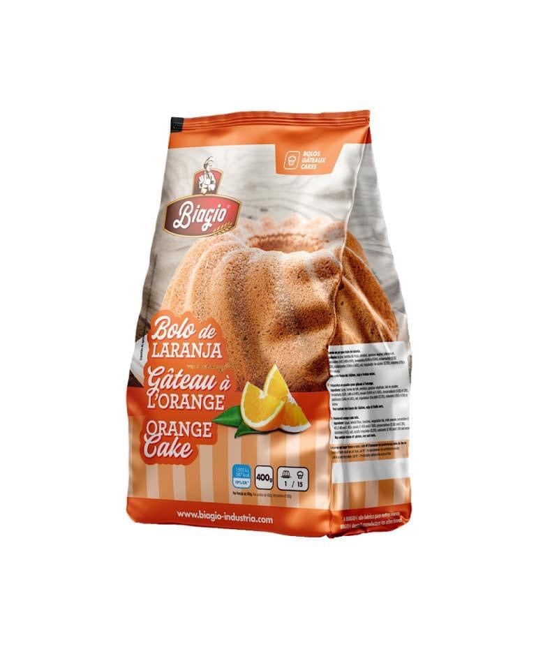 BIAGIO BOLO DE LARANJA SACO 400GR CX20