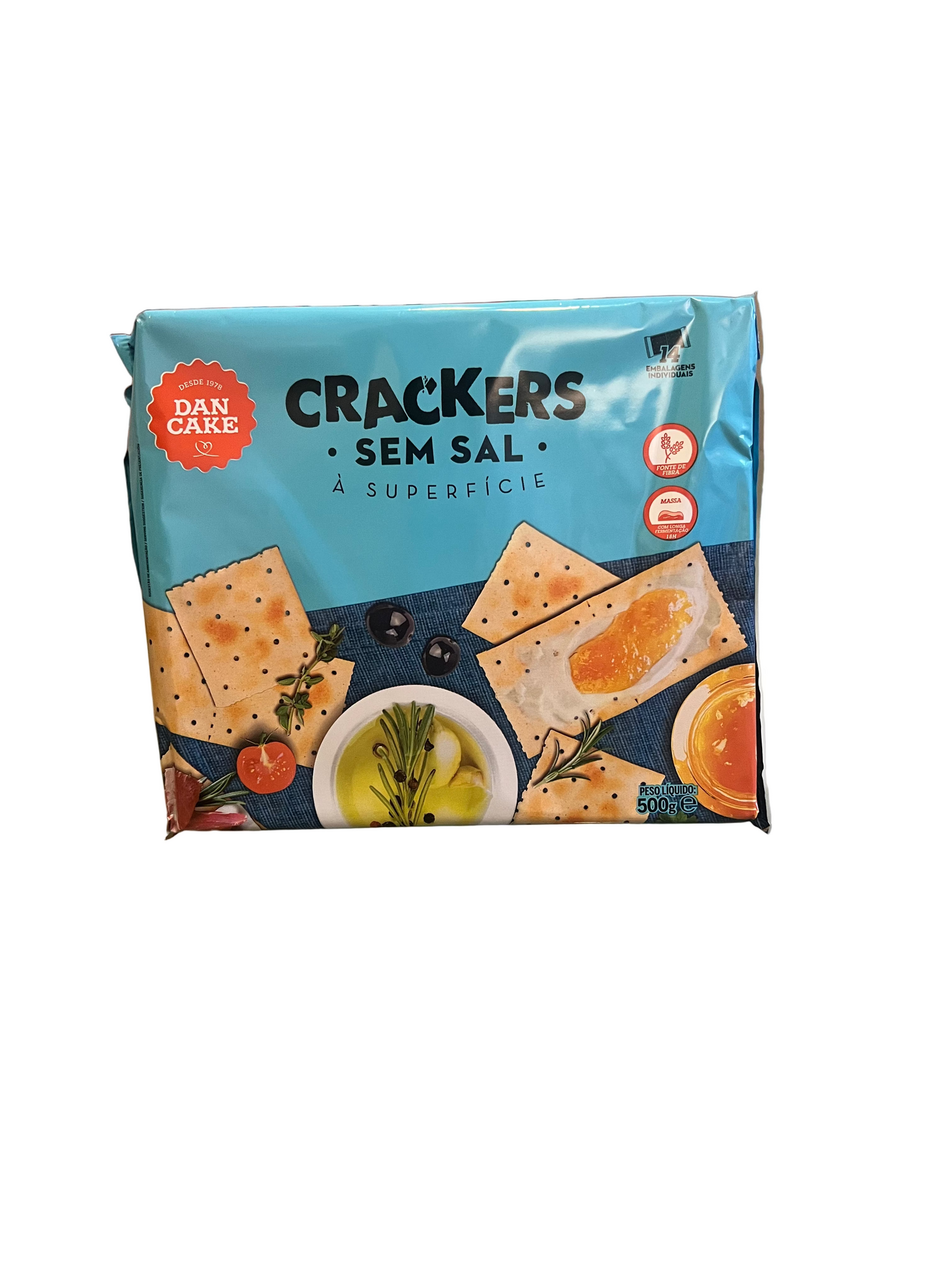 DanCake Crackers Sem Sal 500gr Cx14