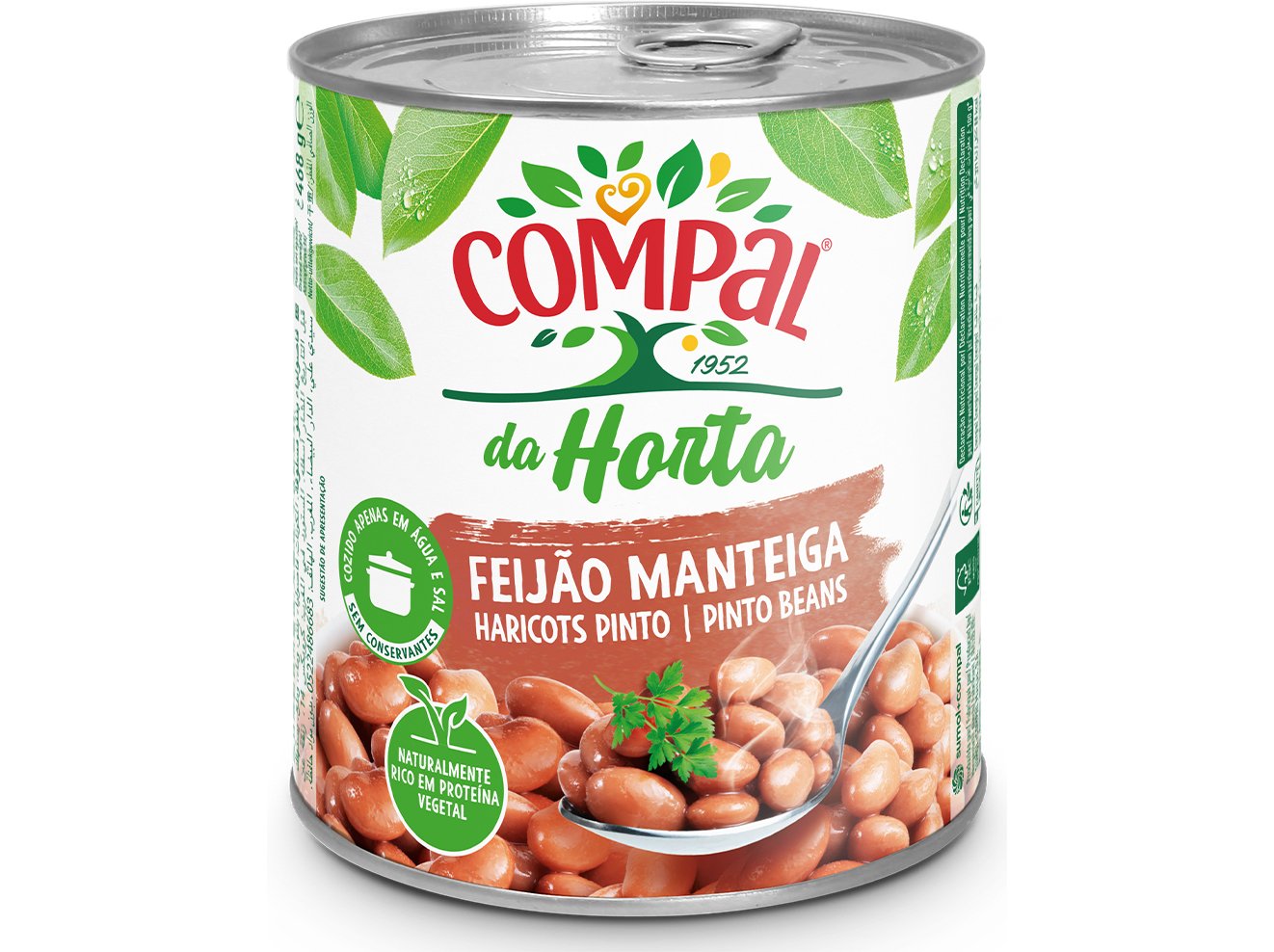 Compal Feijão Manteiga Lta 845Gr Cx6