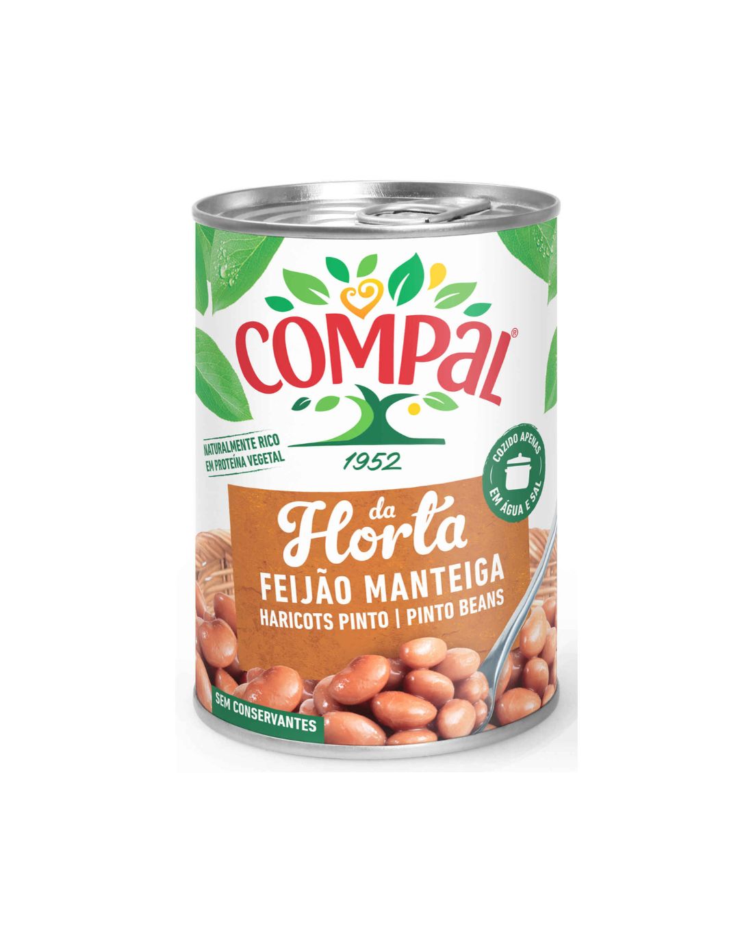Compal Feijão Manteiga Lta 410Gr Cx6