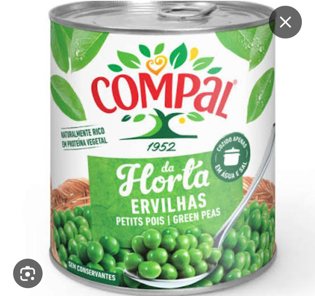 Compal Ervilhas Cozida Lta 845Gr Cx6