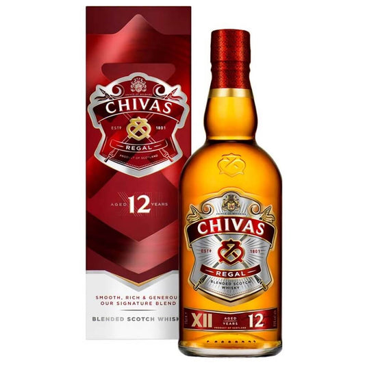 Chivas Regal Whiskey 12y Cx12 70Cl