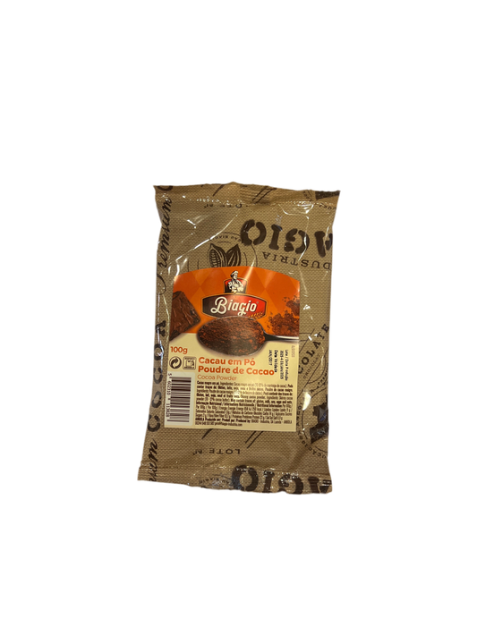 BIAGIO CACAU EM PÓ PACOTE 100GR CX14