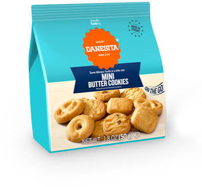 Danesita Mini Butter Cookies 50gr Cx30