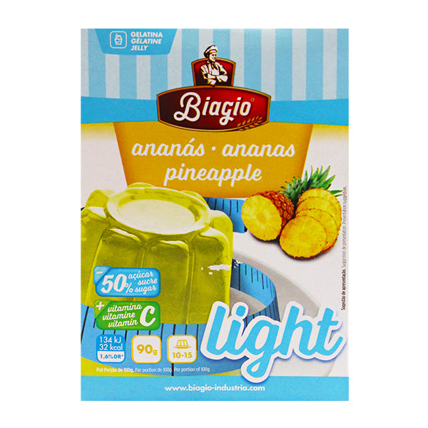 Biagio Gelatina Light Ananas 170gr CX24