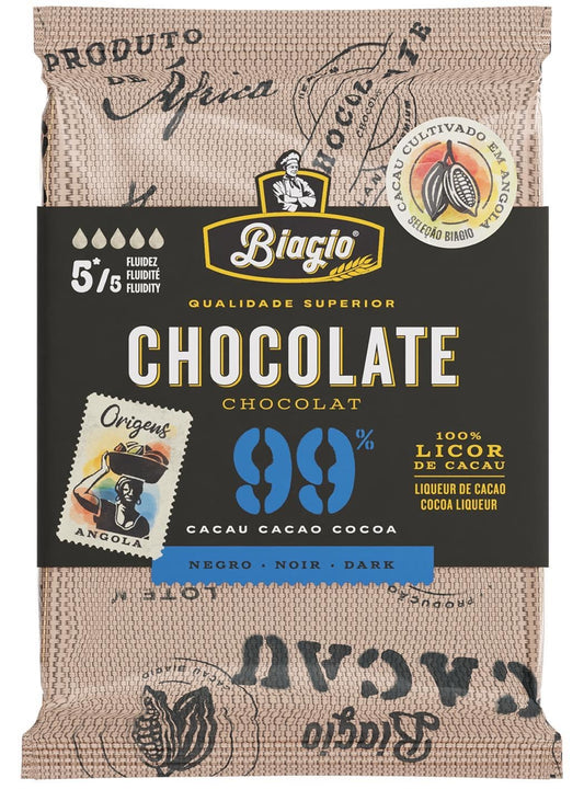 BIAGIO CHOCOLATE NEGRO 99% 120GR CX20