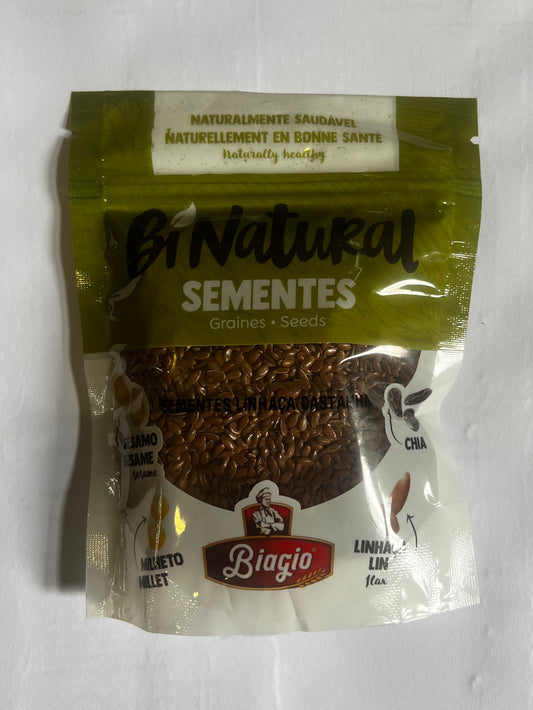 BIAGIO SEMENTE DE LINHAÇA CASTANHA 100GR CX30