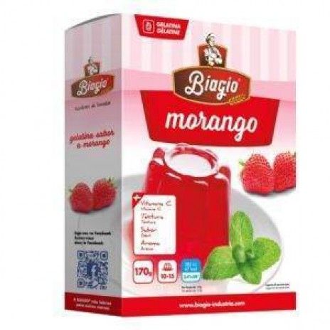 Biagio Gelatina Morango 170gr CX24