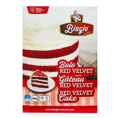 BIAGIO BOLO RED VELVET 450GR CX16