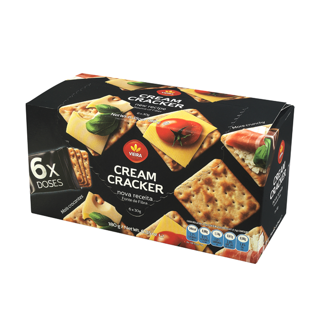 Vieira de Castro Cream Cracker 180gr Cx12