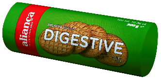 Aliança Bolacha Digestive com Aveia 300gr Cx32