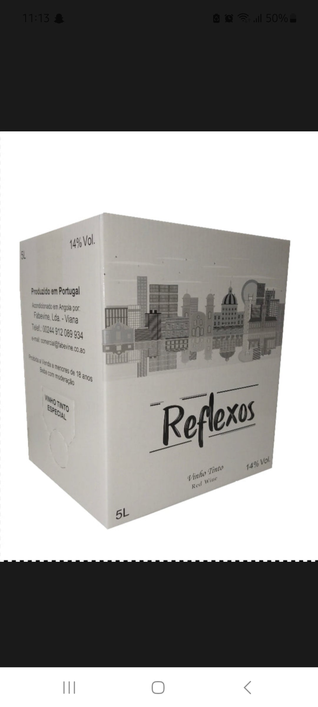 Reflexos Vinho Tinto Box 5lts