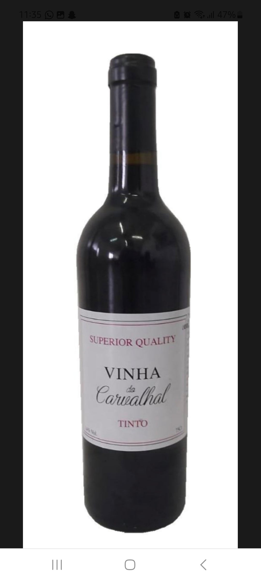 Vinha do Carvalhal Vinho Tinto 75cl
