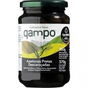 Qampo Azeitonas Pretas Descaroçada 370Gr Cx12