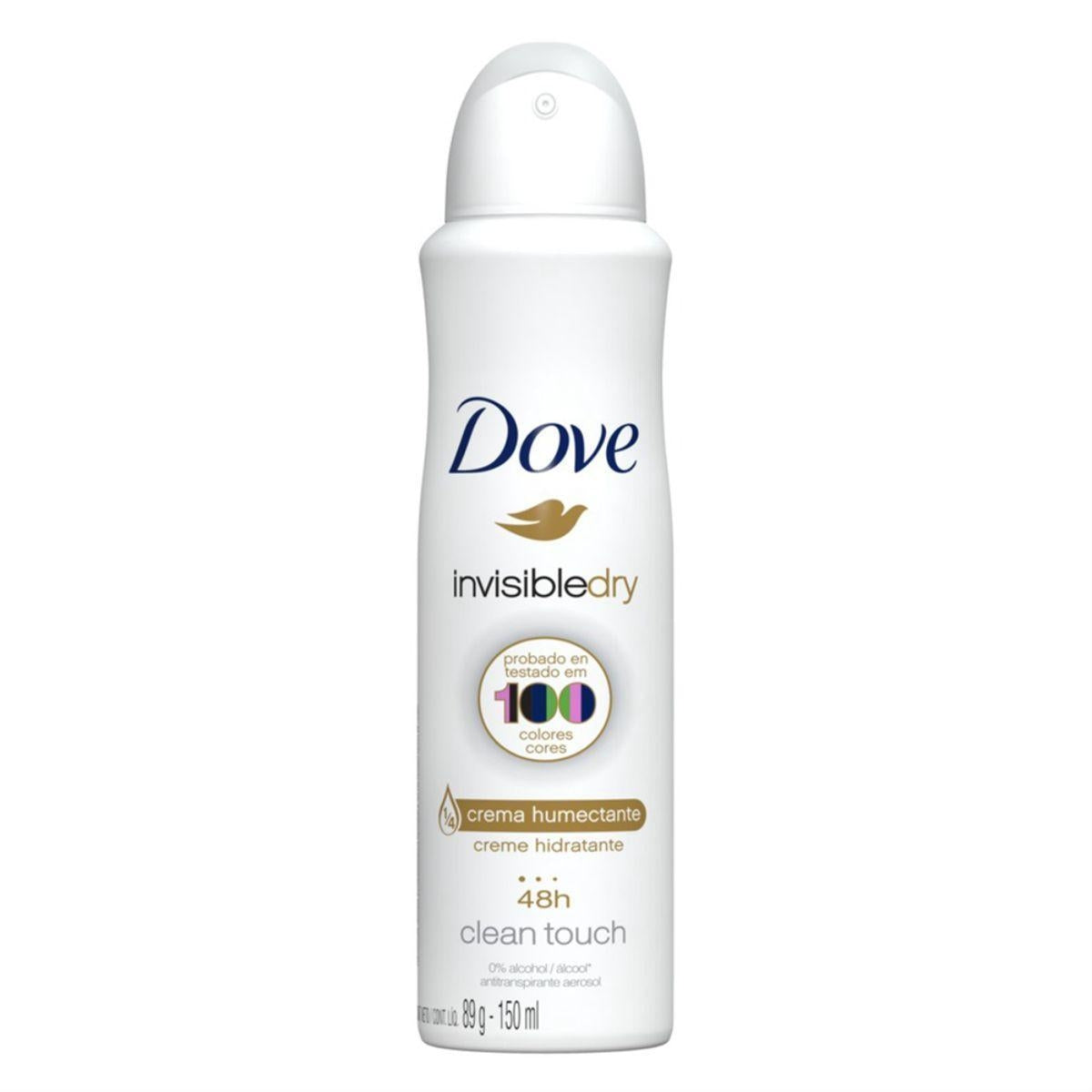 DOVE DESOD.SPRAY INVISIBLE 150ML CX6