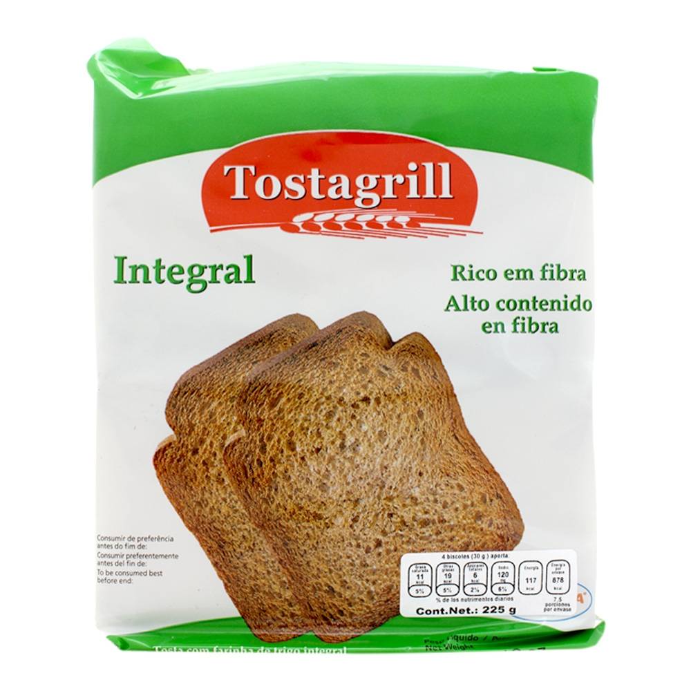 Tostagrill Integral 225Gr Cx12