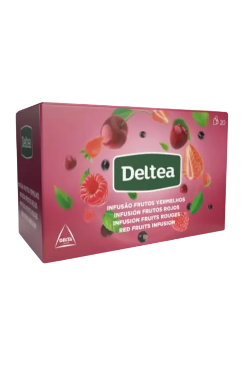 DELTEA CHÁ FRUTOS VERMELHOS 20UN CX12