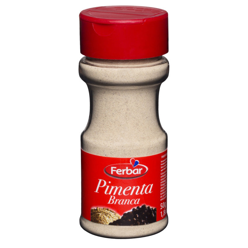 Ferbar Pimenta Branca Moida Frs 50gr Cx12