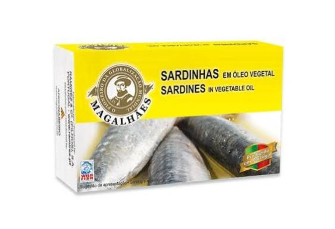 Magalhães Sardinha em Óleo 125Gr Cx48