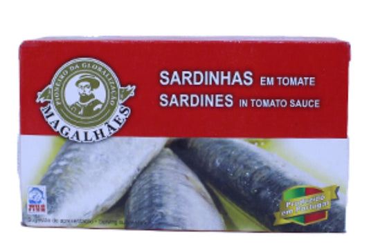 Magalhães Sardinha em Tomate 125Gr Cx48