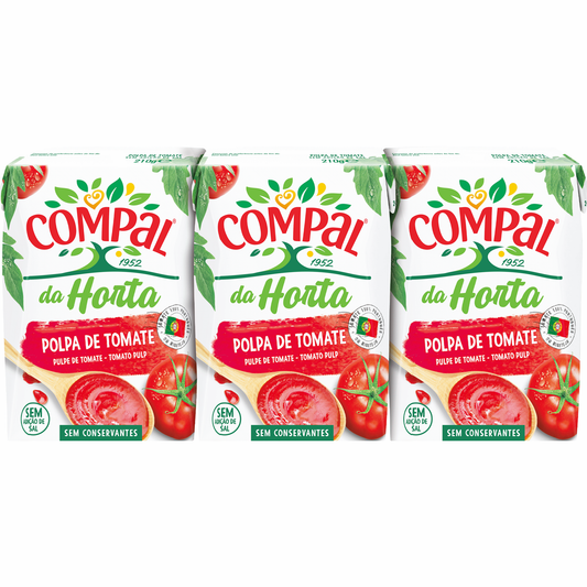 Compal Polpa de Tomate Pct 200ml Cx27
