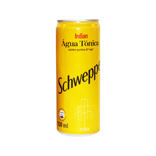 Schweppes Agua Tonica Lata Cx24