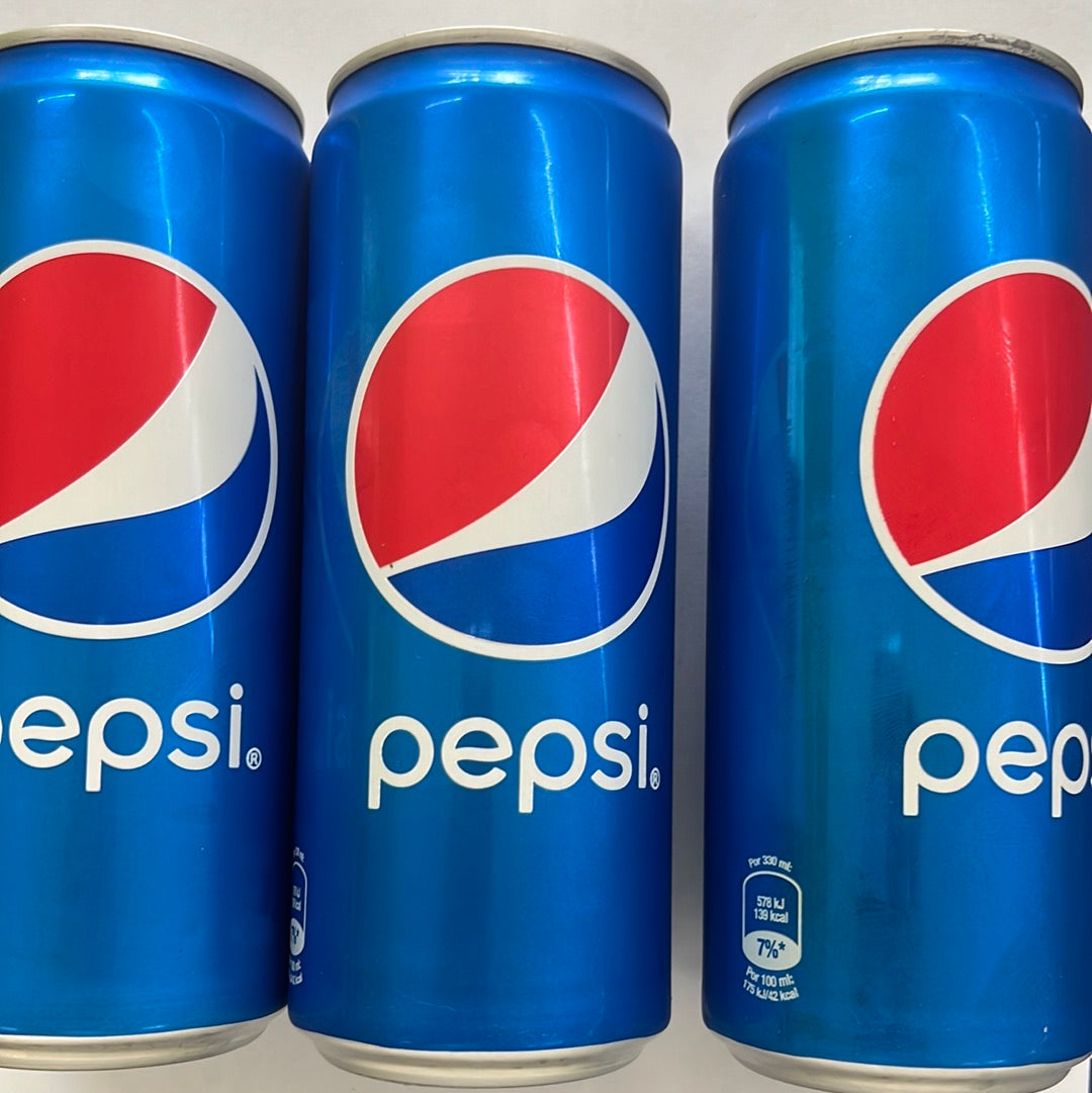 Pepsi Cola lata 33cl cx24